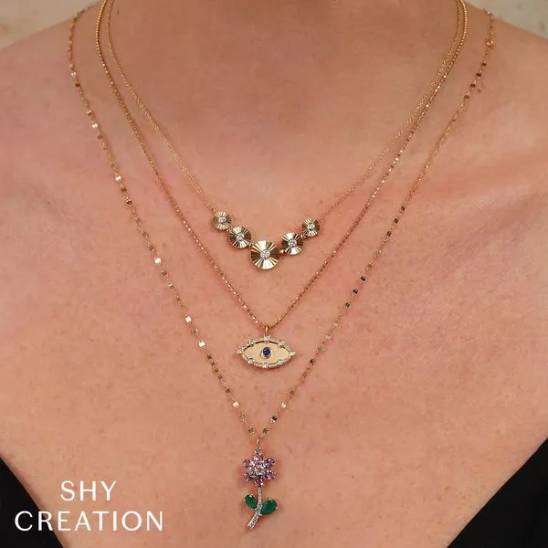 Colored Stone Necklace Image 2 Diamonds by Johar Mission Viejo, CA