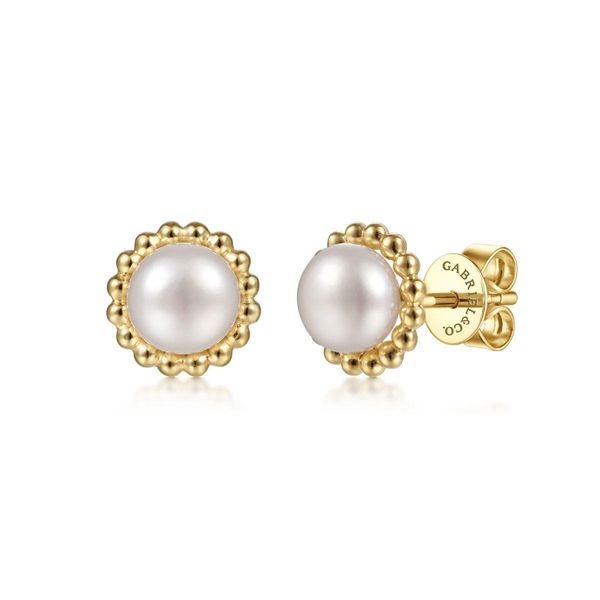 Pearl Earrings Diamonds by Johar Mission Viejo, CA