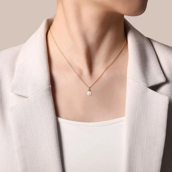 Pearl Pendant Image 2 Diamonds by Johar Mission Viejo, CA