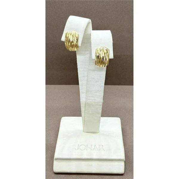 Gold Earrings Diamonds by Johar Mission Viejo, CA