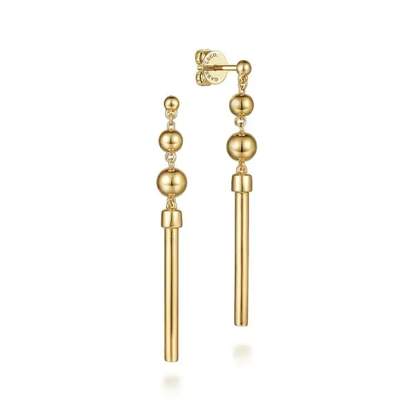 Gold Earrings Image 2 Diamonds by Johar Mission Viejo, CA