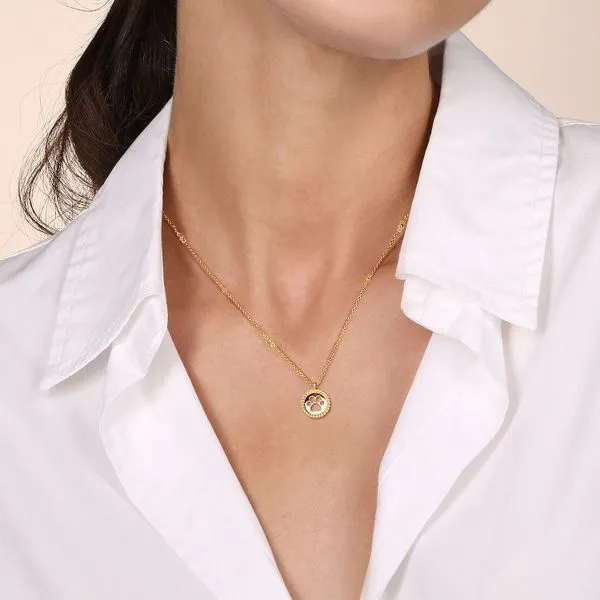 Gold Necklace Diamonds by Johar Mission Viejo, CA