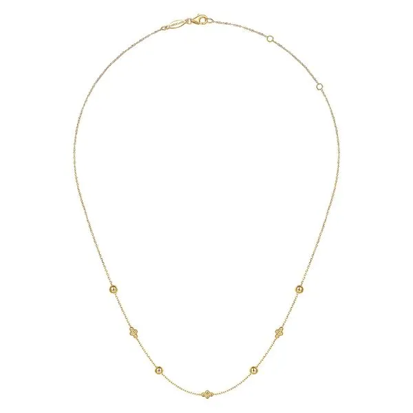 Gold Necklace Image 3 Diamonds by Johar Mission Viejo, CA