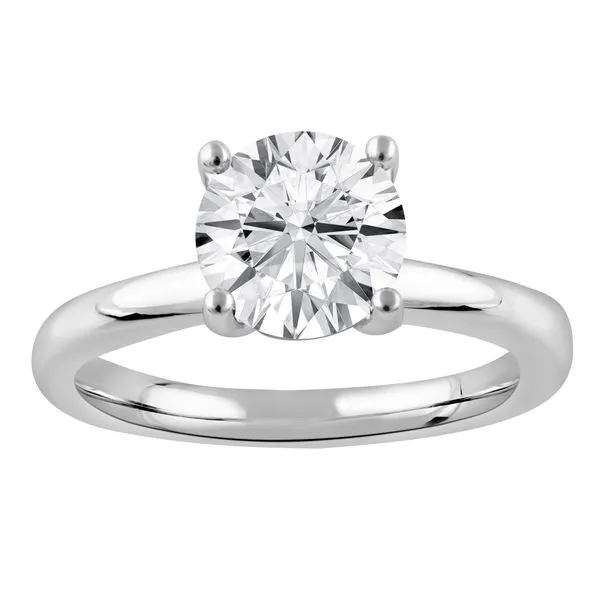 14K White Gold 2.02ct Round Lab-Grown Diamond Solitaire Engagement Ring Diamonds Direct St. Petersburg, FL