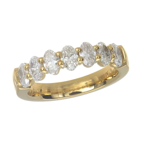 18KY 1.17ctw Oval Diamond Wedding Band Diamonds Direct St. Petersburg, FL