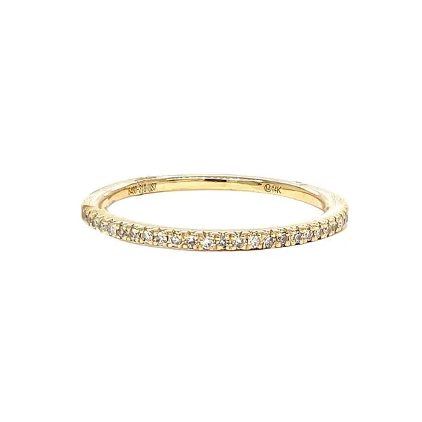 14KY 0.11ctw Diamond Wedding Band Image 2 Diamonds Direct St. Petersburg, FL
