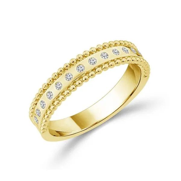 14KY 0.13ctw Stackable Diamond Wedding Band Diamonds Direct St. Petersburg, FL