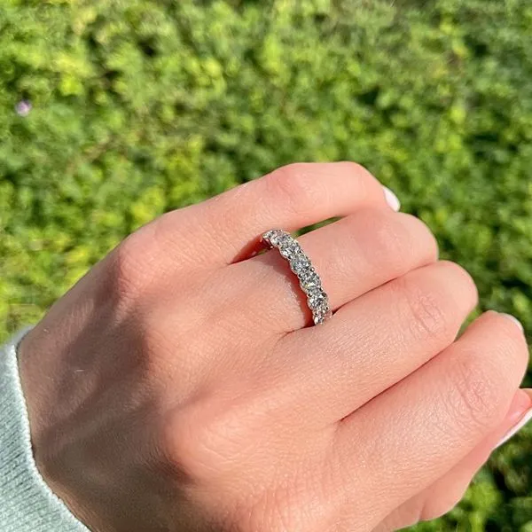 14KW 2.00ctw Round Diamond Wedding Band Image 3 Diamonds Direct St. Petersburg, FL