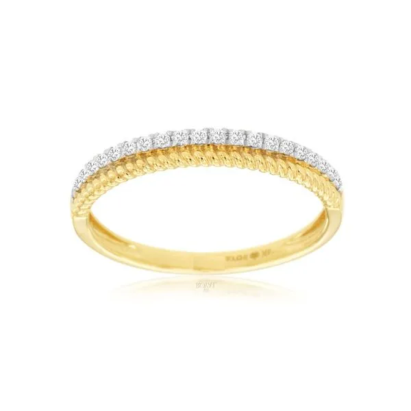 14KY 0.14ctw Diamond Stackable Wedding Band Diamonds Direct St. Petersburg, FL