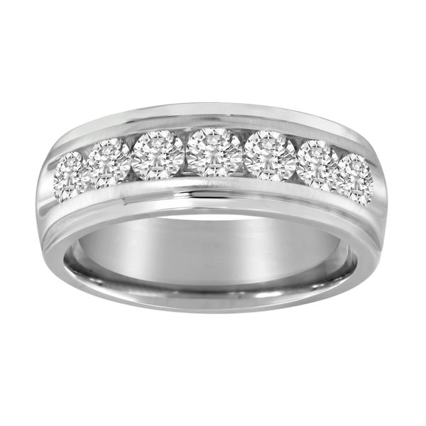 14KW 0.50ctw Diamond Men's Wedding Band Diamonds Direct St. Petersburg, FL