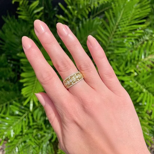 18KY 0.53ctw Diamond Fashion Ring Image 2 Diamonds Direct St. Petersburg, FL