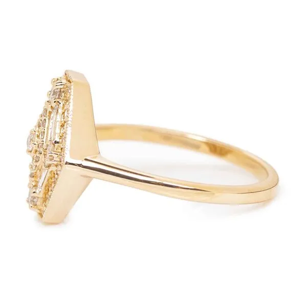 1988 Collection 14KY 0.50ctw Hexagonal Diamond Fashion Ring Image 2 Diamonds Direct St. Petersburg, FL