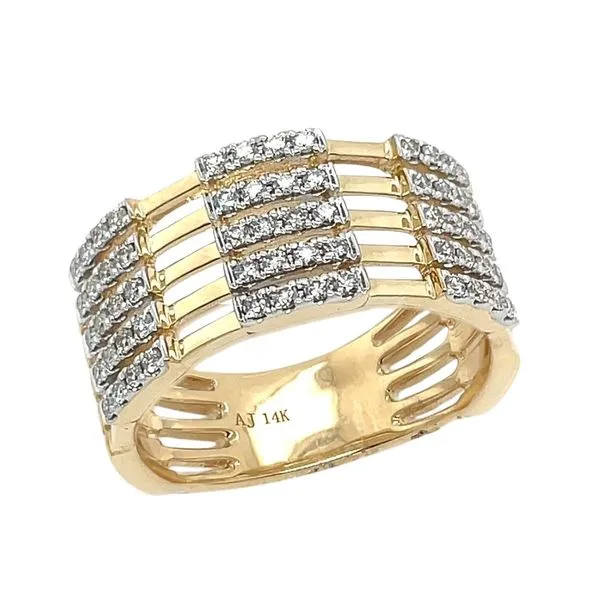 14KY 0.42ctw Wide Diamond Fashion Ring Diamonds Direct St. Petersburg, FL