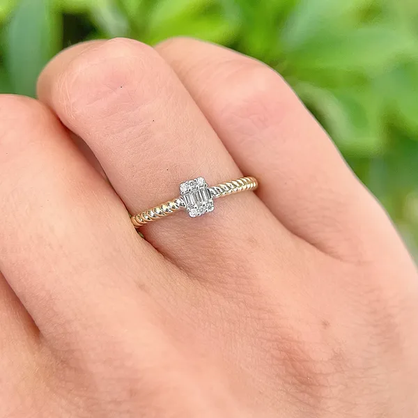 14KY Baguette Diamond Fashion Ring Image 3 Diamonds Direct St. Petersburg, FL
