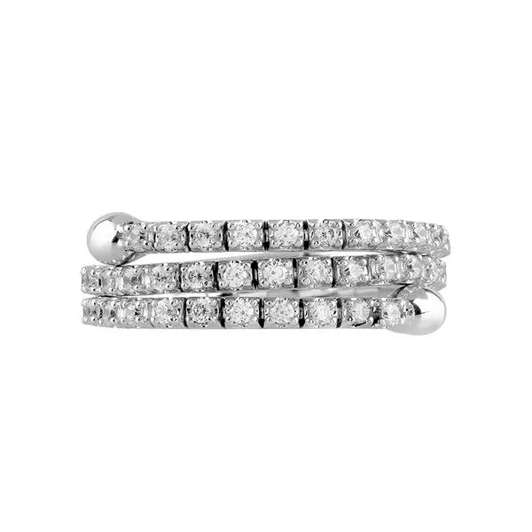 14KW 0.63ctw Diamond Flexi Ring Image 2 Diamonds Direct St. Petersburg, FL