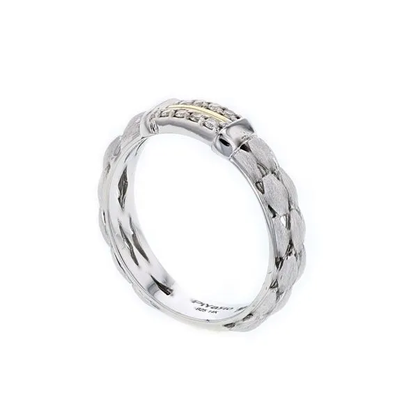 PiyaRo Sterling Silver & 14KY 0.11ctw Diamond Fashion Ring Diamonds Direct St. Petersburg, FL