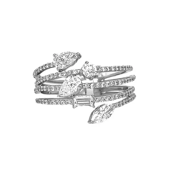 14KW 1.32ctw Multi-Shape Diamond Fashion Ring Diamonds Direct St. Petersburg, FL