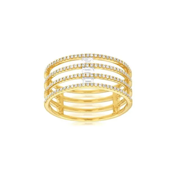 14KY 0.40ctw Baguette Diamond Fashion Ring Diamonds Direct St. Petersburg, FL