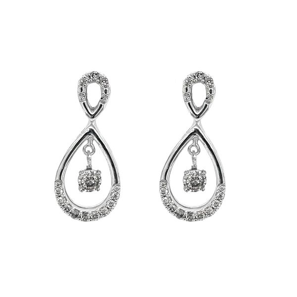 1988 Collection 10KW 0.22ctw Diamond Drop Fashion Earrings Diamonds Direct St. Petersburg, FL