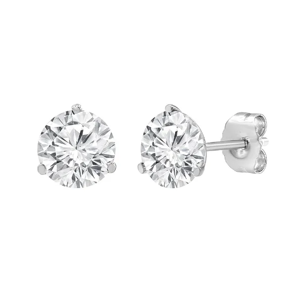 14KW 1.50ctw Lab-Grown Diamond Stud Earrings Diamonds Direct St. Petersburg, FL