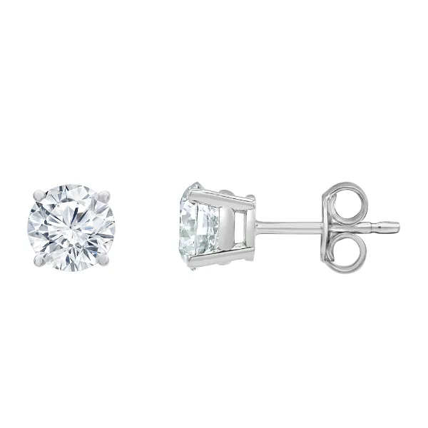 14KW 4.00ctw Lab-Grown Diamond Stud Earrings Diamonds Direct St. Petersburg, FL