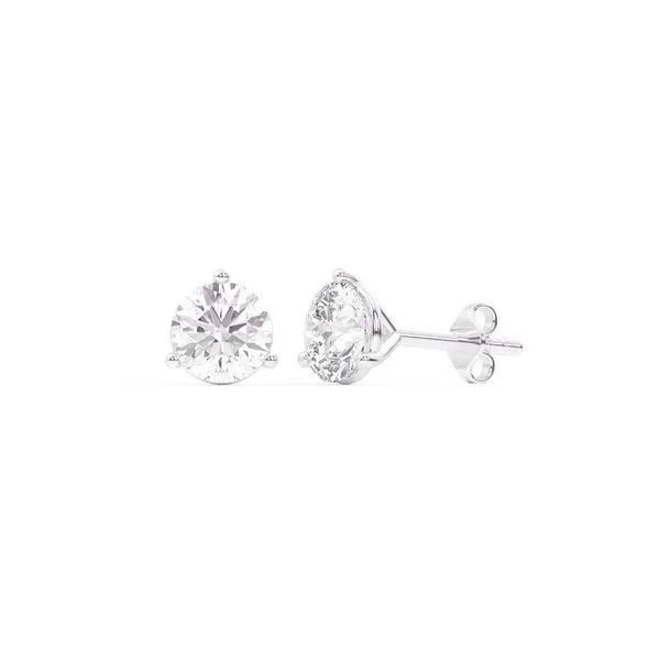 14KW 1.00ctw Lab-Grown Diamond Stud Earrings Diamonds Direct St. Petersburg, FL