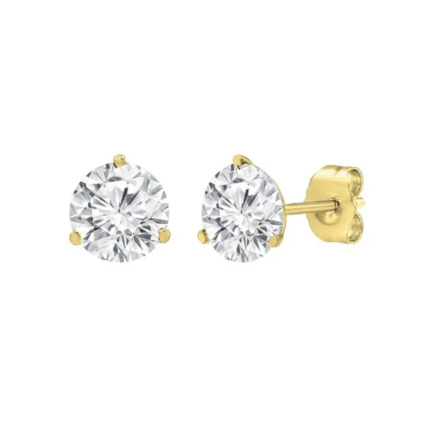 14KY 5.00ctw Lab-Grown Diamond Stud Earrings Diamonds Direct St. Petersburg, FL