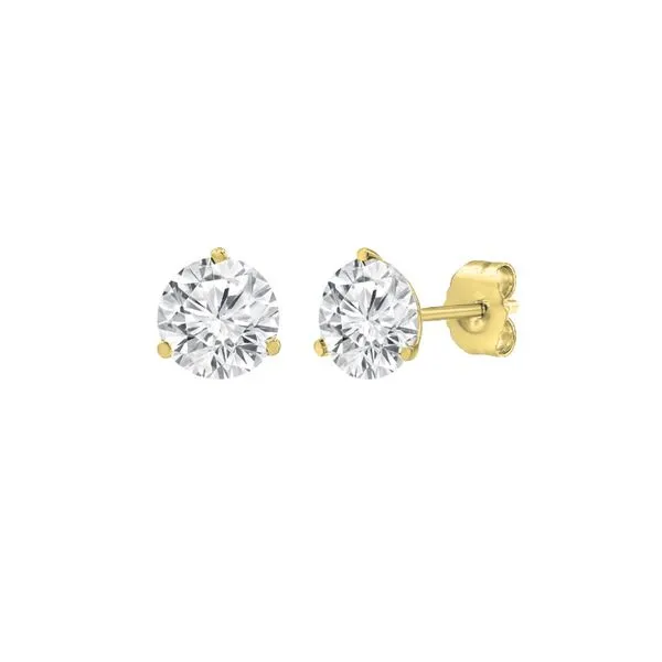14KY 1.00ctw Lab-Grown Diamond Stud Earrings Diamonds Direct St. Petersburg, FL
