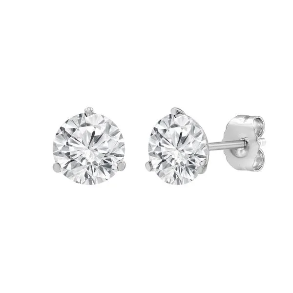 14KW 4.00ctw Lab-Grown Diamond Stud Earrings Diamonds Direct St. Petersburg, FL