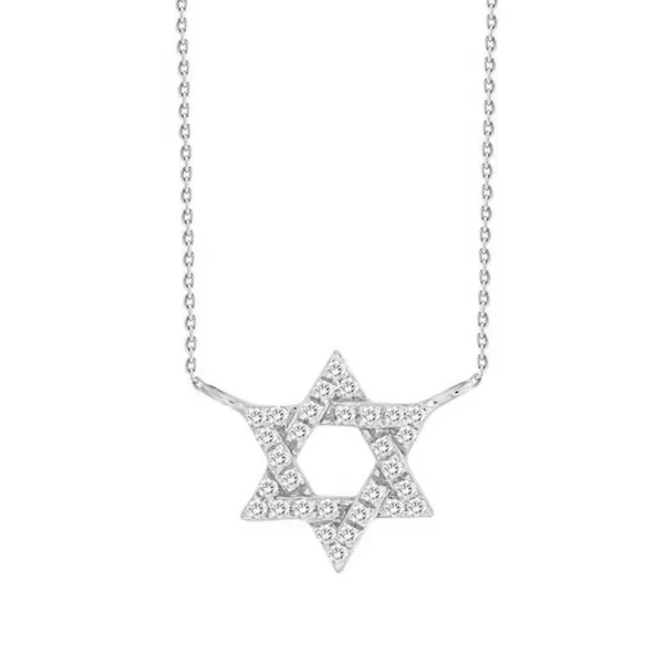 1988 Collection 18KW Star of David Pendant Diamonds Direct St. Petersburg, FL