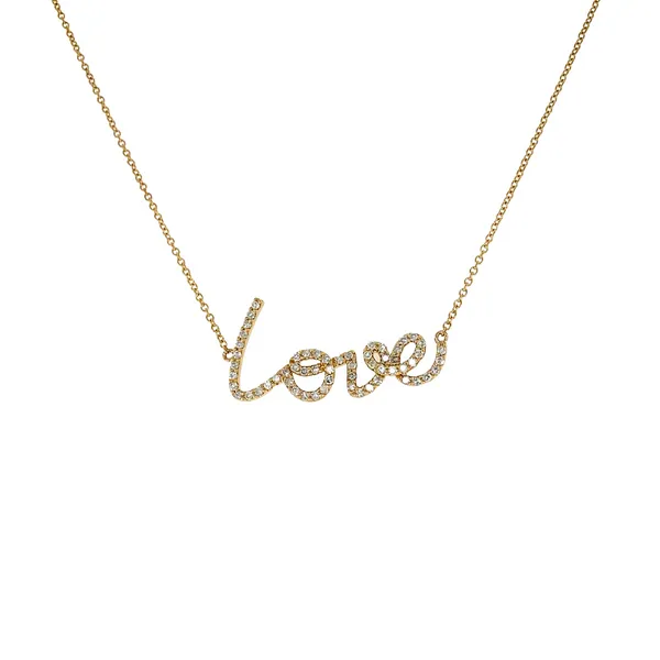 1988 Collection 14KY 0.42ctw Diamond Love Pendant Diamonds Direct St. Petersburg, FL