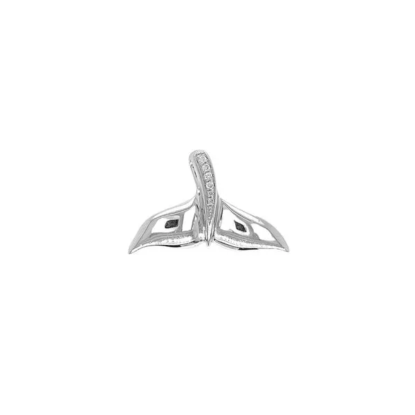 14KW 0.03ctw Diamond Fin Pendant Diamonds Direct St. Petersburg, FL