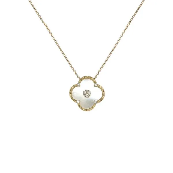 1988 Collection 14KY 0.65ctw Diamond Clover Pendant Diamonds Direct St. Petersburg, FL