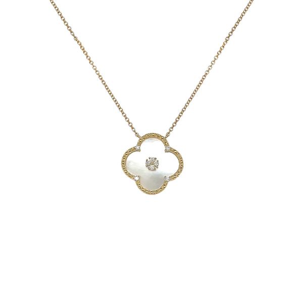 1988 Collection 14KY 0.65ctw Diamond Clover Pendant Diamonds Direct St. Petersburg, FL