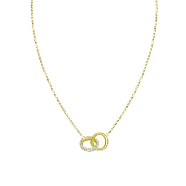 1988 Collection 18KY 0.34ctw Diamond Circle Necklace Diamonds Direct St. Petersburg, FL