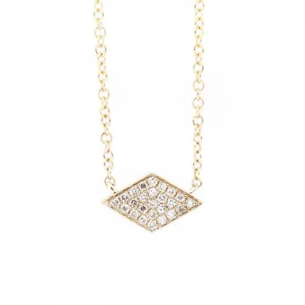14KY 0.09ctw Diamond Kite Necklace Diamonds Direct St. Petersburg, FL