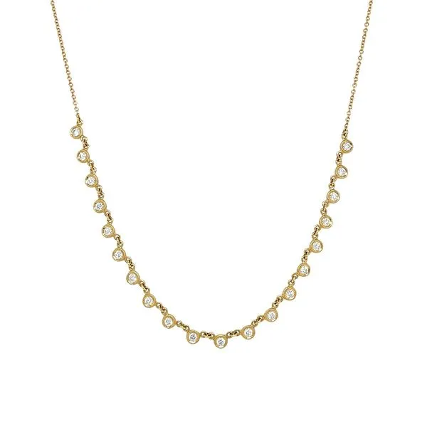 18KY 0.59ctw Diamond Necklace Diamonds Direct St. Petersburg, FL