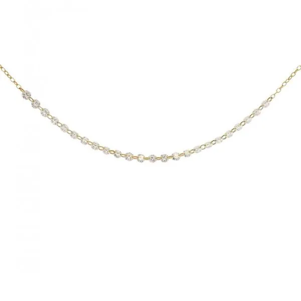 14KY 1.26ctw Diamond Line Necklace Diamonds Direct St. Petersburg, FL