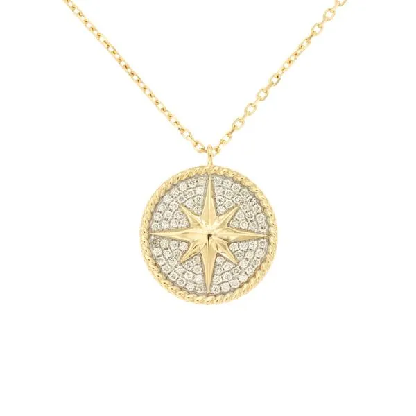 14KY 0.29ctw Diamond Star Pendant Diamonds Direct St. Petersburg, FL