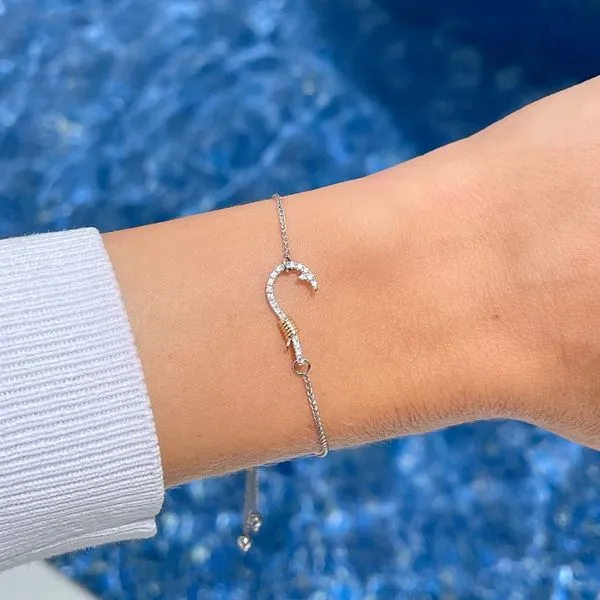 Fish hook bracelet hotsell