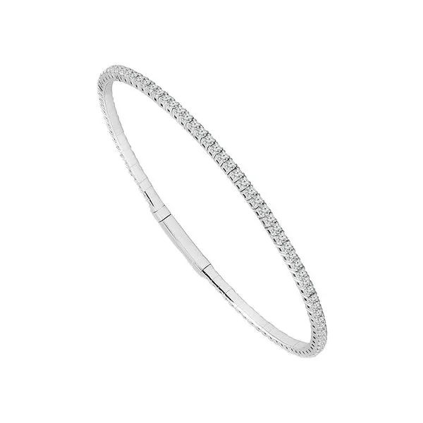 14KW 1.40ctw Diamond Flexi Bangle Bracelet Diamonds Direct St. Petersburg, FL