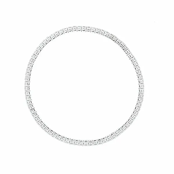 14KW 3.32ctw Claspless Diamond Pickleball Bracelet Image 2 Diamonds Direct St. Petersburg, FL