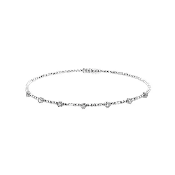 18KW 0.23ctw Diamond Bangle Bracelet Diamonds Direct St. Petersburg, FL