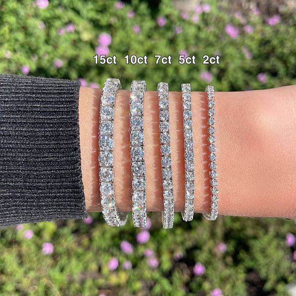 14KW 8ctw Diamond Tennis Bracelet Image 3 Diamonds Direct St. Petersburg, FL