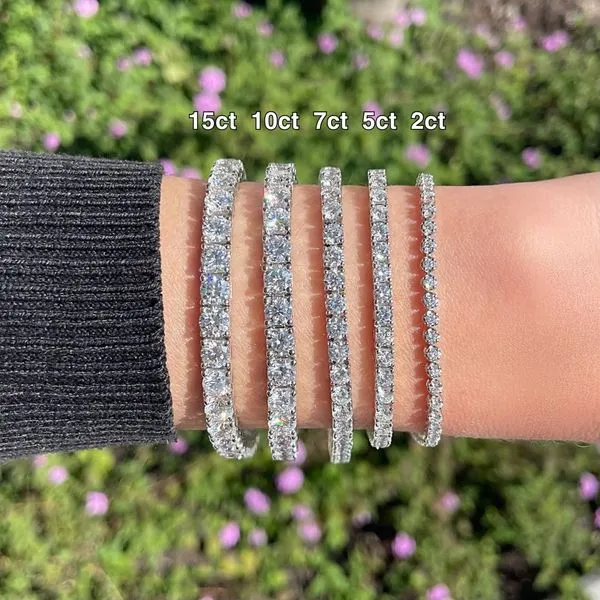 14KW 8ctw Diamond Tennis Bracelet Image 4 Diamonds Direct St. Petersburg, FL