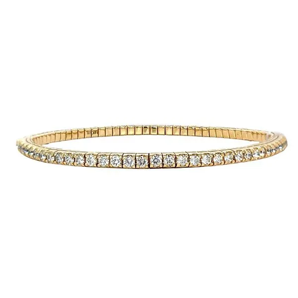 14KY 2.52ctw Claspless Diamond Pickleball Bracelet Diamonds Direct St. Petersburg, FL