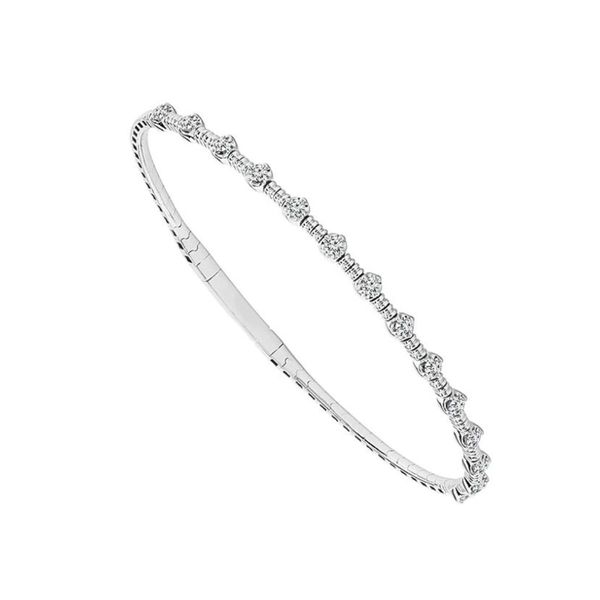 14KW 0.50ctw Diamond Flexi Bangle Bracelet Diamonds Direct St. Petersburg, FL