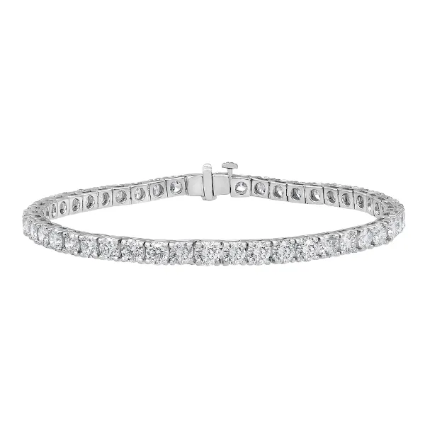 14KW 13.02ctw Lab-Grown Diamond Tennis Bracelet Diamonds Direct St. Petersburg, FL