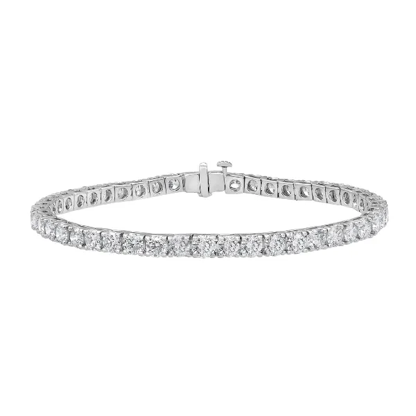14KW 10.08ctw Lab-Grown Diamond Tennis Bracelet Diamonds Direct St. Petersburg, FL