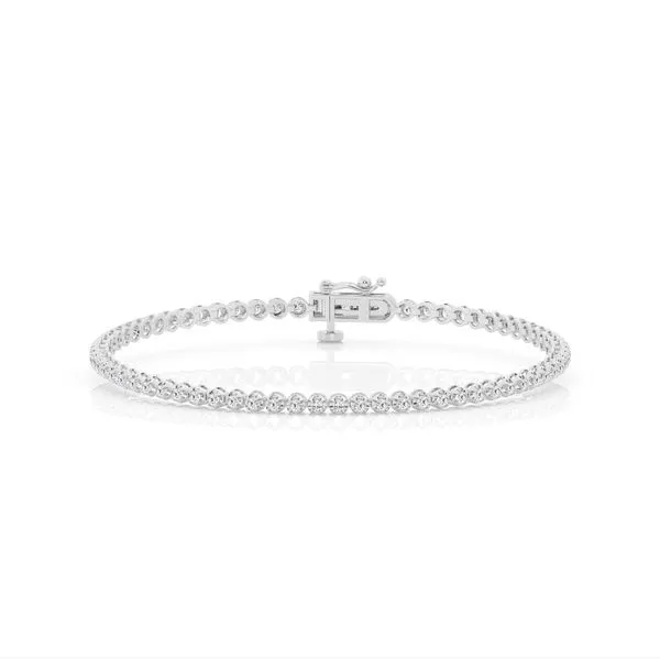 14KW 1.00ctw Lab-Grown Diamond Tennis Bracelet Diamonds Direct St. Petersburg, FL